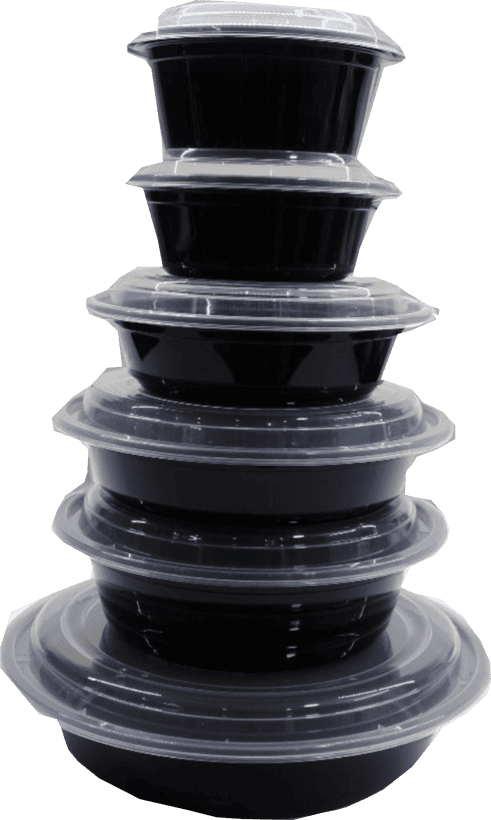 Injection Moulded Round Series Food Containers